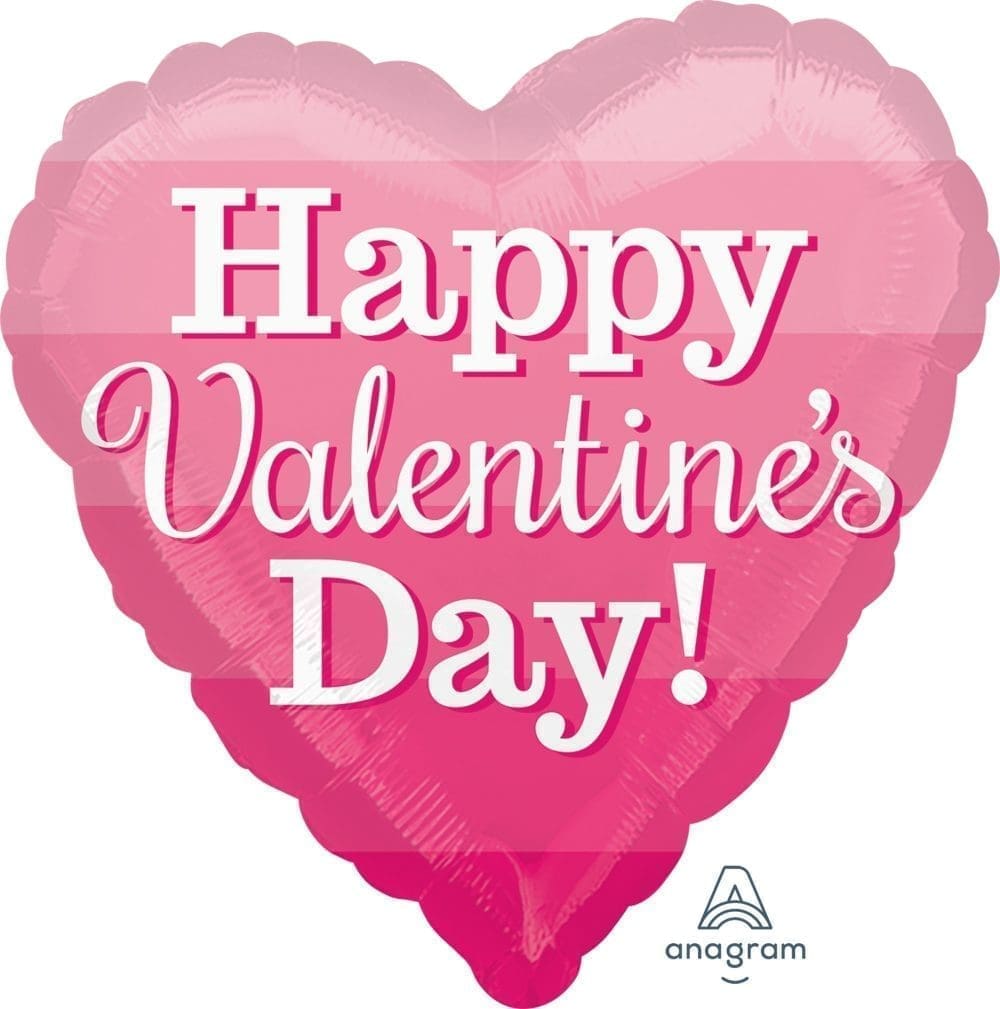 Hearts Ombre Foil Balloon (incl. Helium)