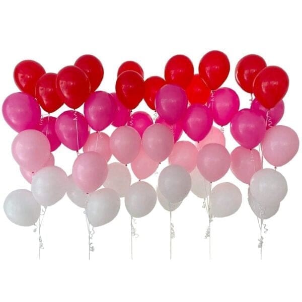 Ombre Balloon Backdrop Fuchsia Pink