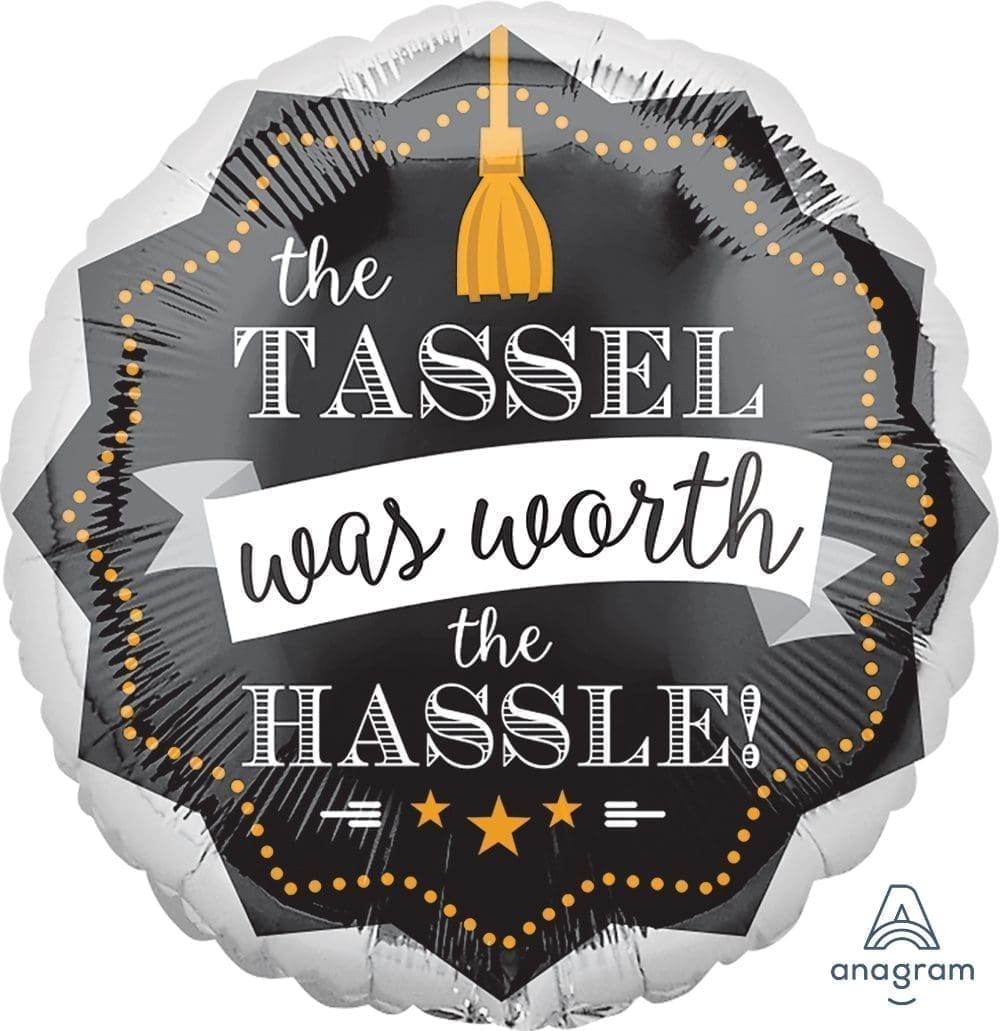Tassel Worth The Hassle Foil Balloon (Incl. Helium)