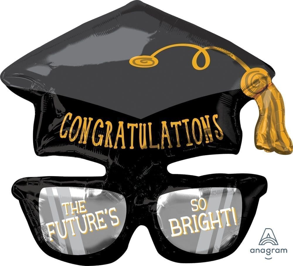 Grad Glasses Foil Balloon (incl. Helium)