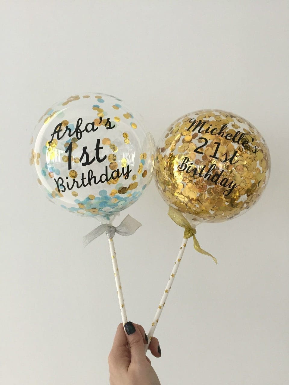5" Mini Bubble Balloon / Cake Topper