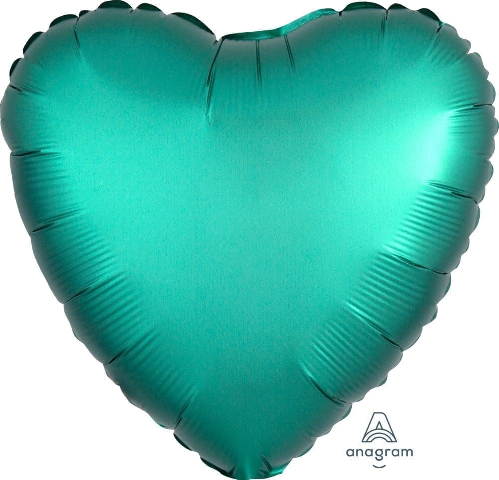 Satin Luxe Heart Foil Balloon (incl. Helium)