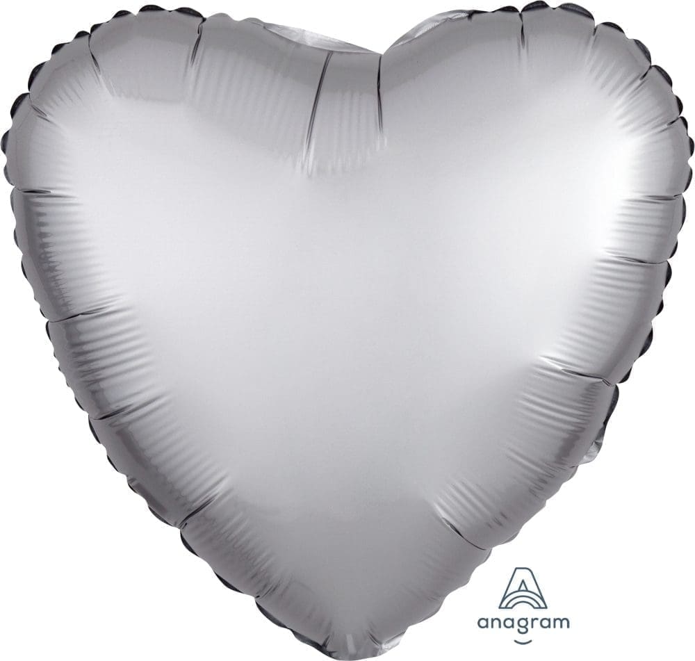 Satin Luxe Heart Foil Balloon (incl. Helium)