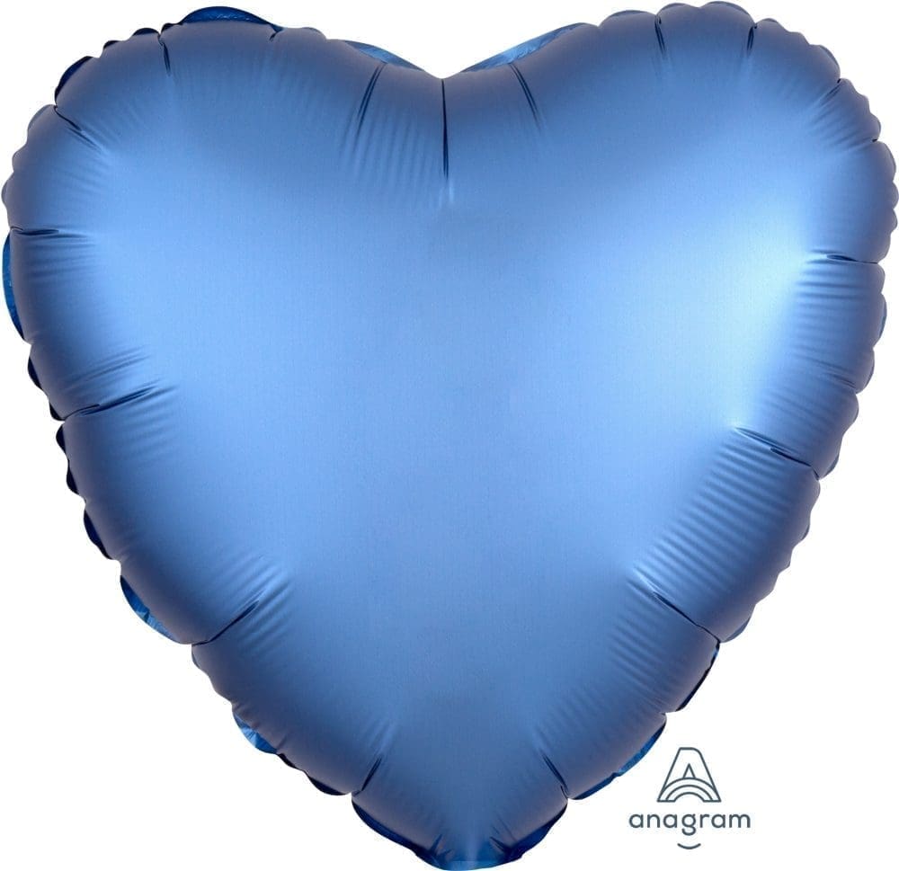 Satin Luxe Heart Foil Balloon (incl. Helium)
