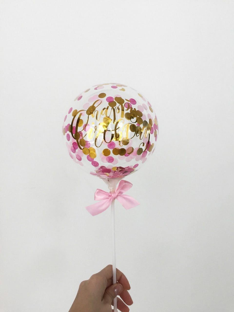 5" Mini Bubble Balloon / Cake Topper