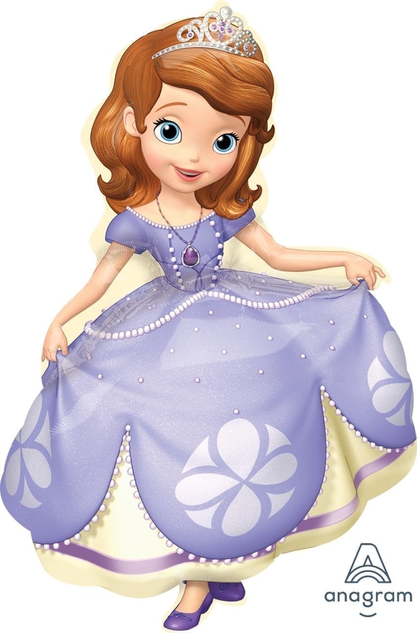 Sofia The First Foil Balloon (incl. Helium)