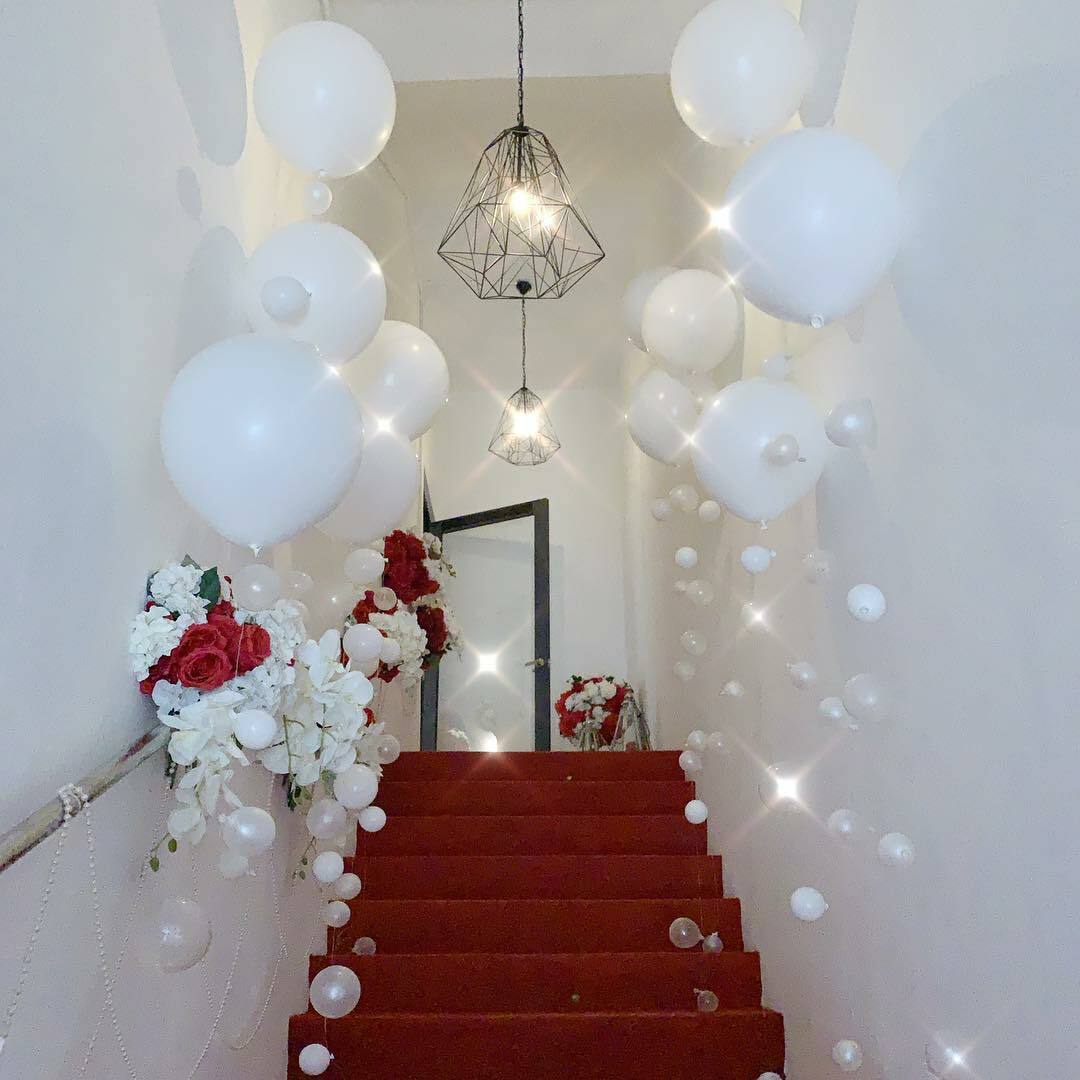 Balloon strip entrance beautification for Elements / Le Petit Chef @ TREC.