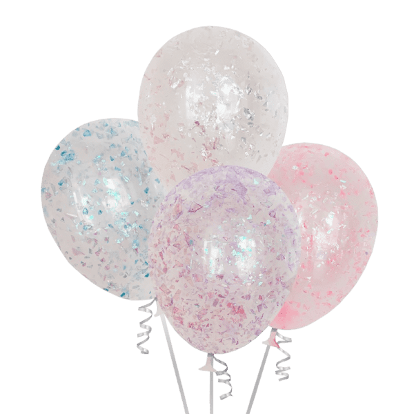 Holographic Flakes Latex Balloon