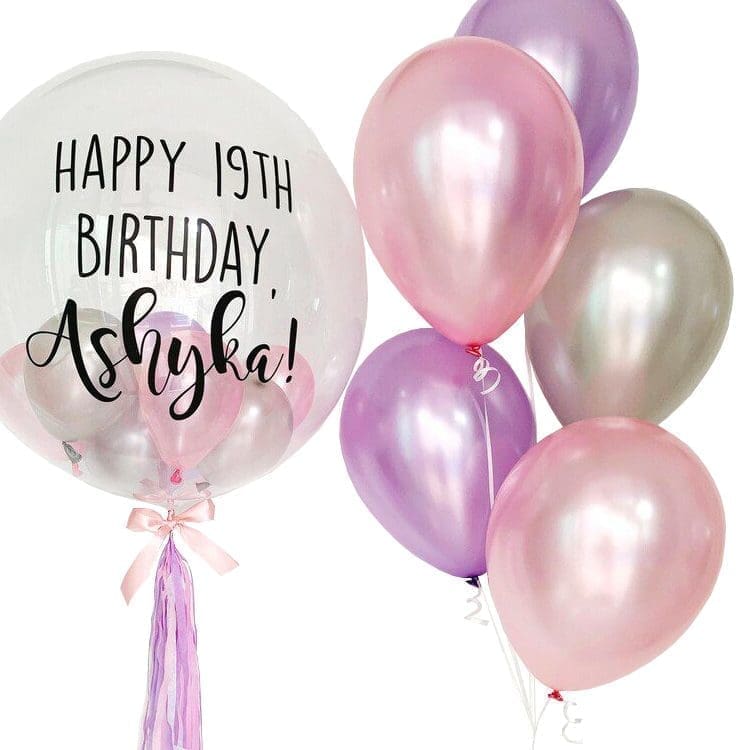Deluxe Pastel Birthday Balloons
