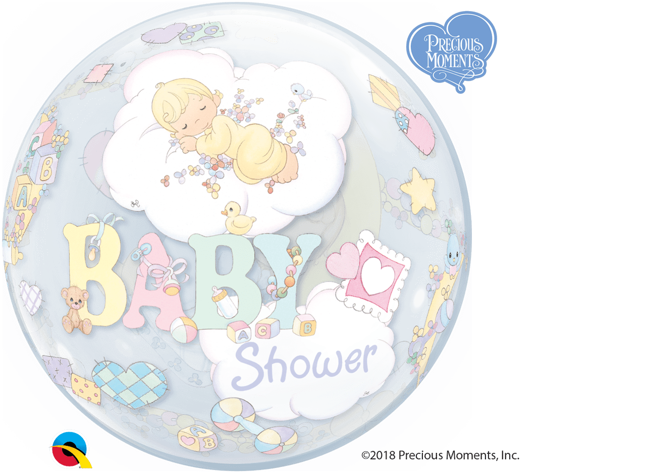 Precious Moments Baby Shower Deco Bubble (Incl. Helium)