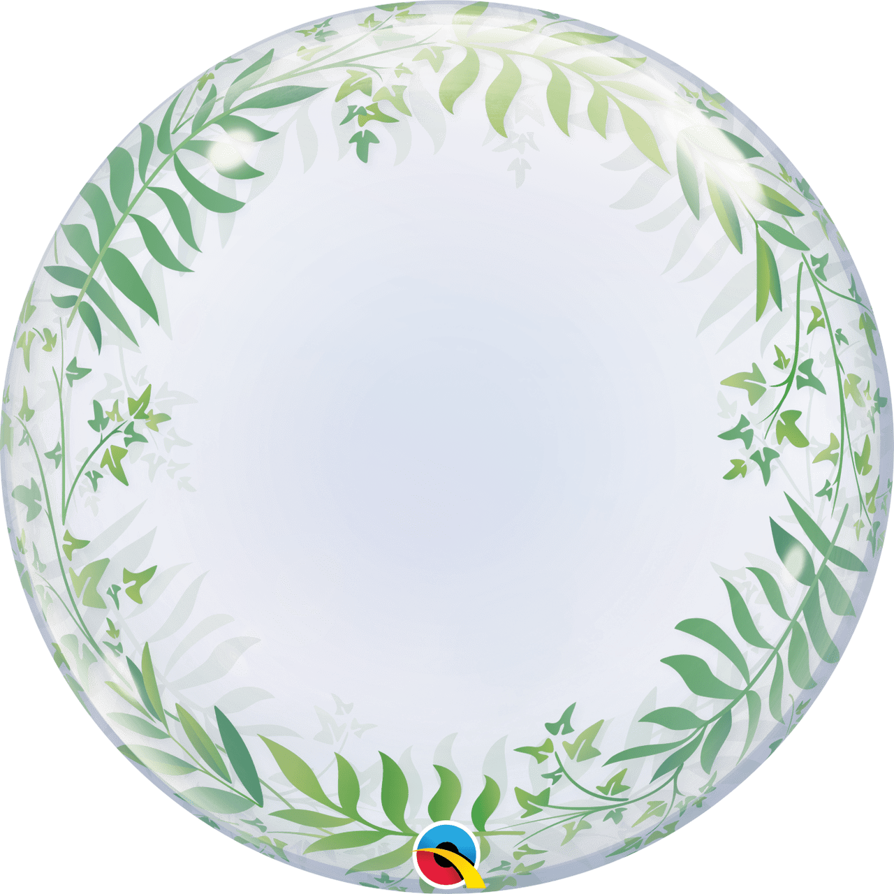 Elegant Greenery Deco Bubble (Incl. Helium)