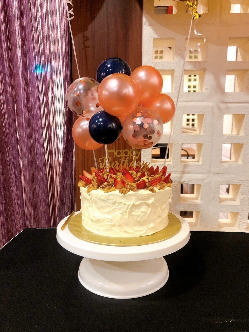 Mini Balloon Garland Cake Topper