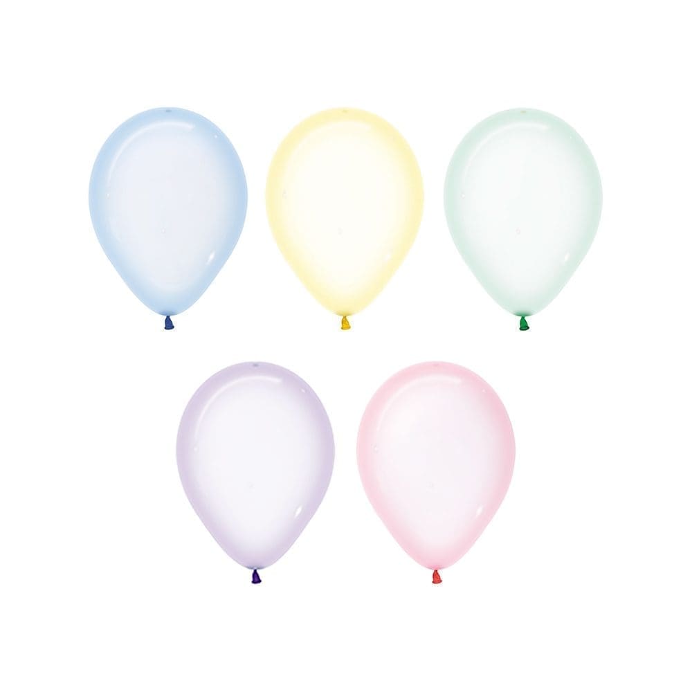 12" Crystal Pastel Helium Balloon