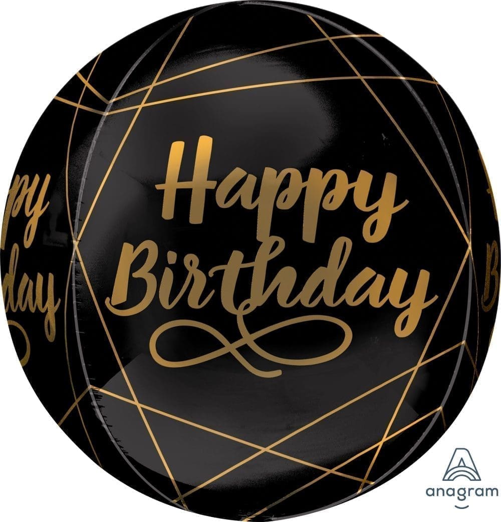Orbz - Elegant Birthday (Incl. Helium)
