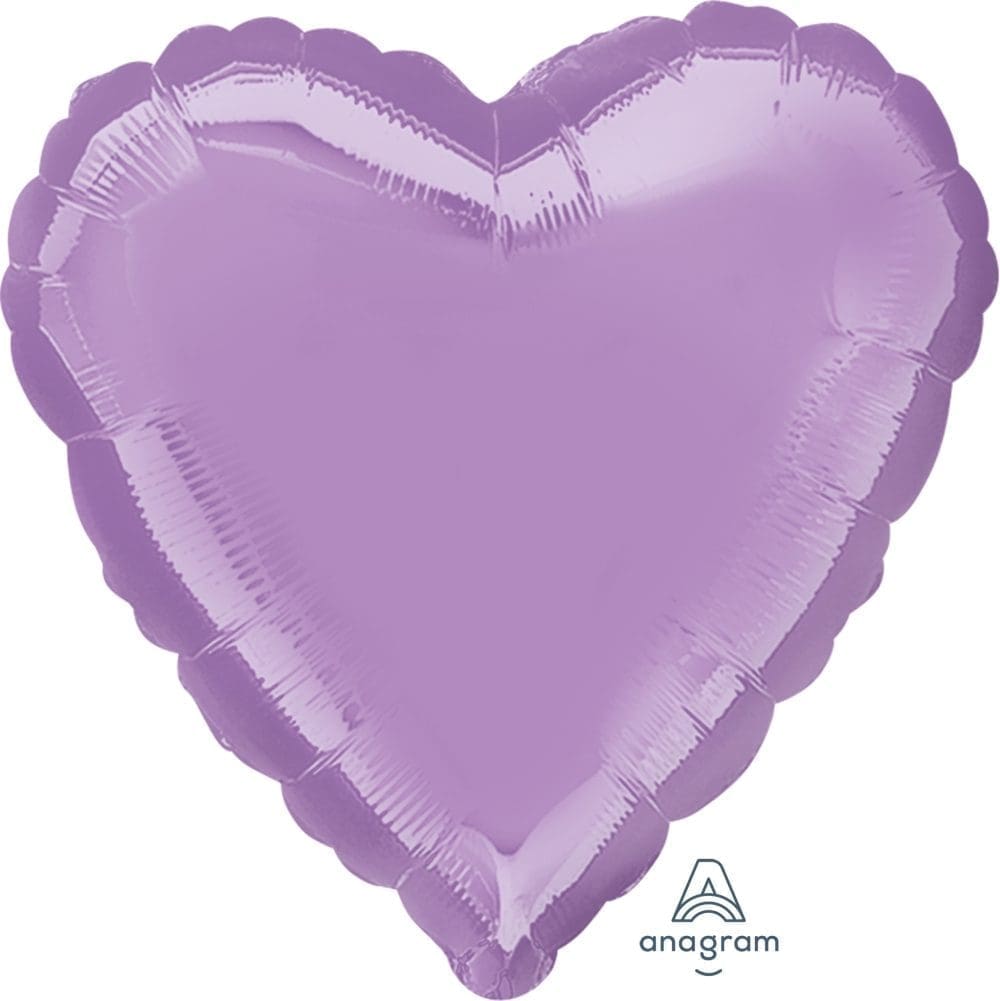Metallic Heart Foil Balloon (incl. Helium)