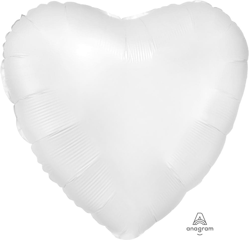 Satin Luxe Heart Foil Balloon (incl. Helium)