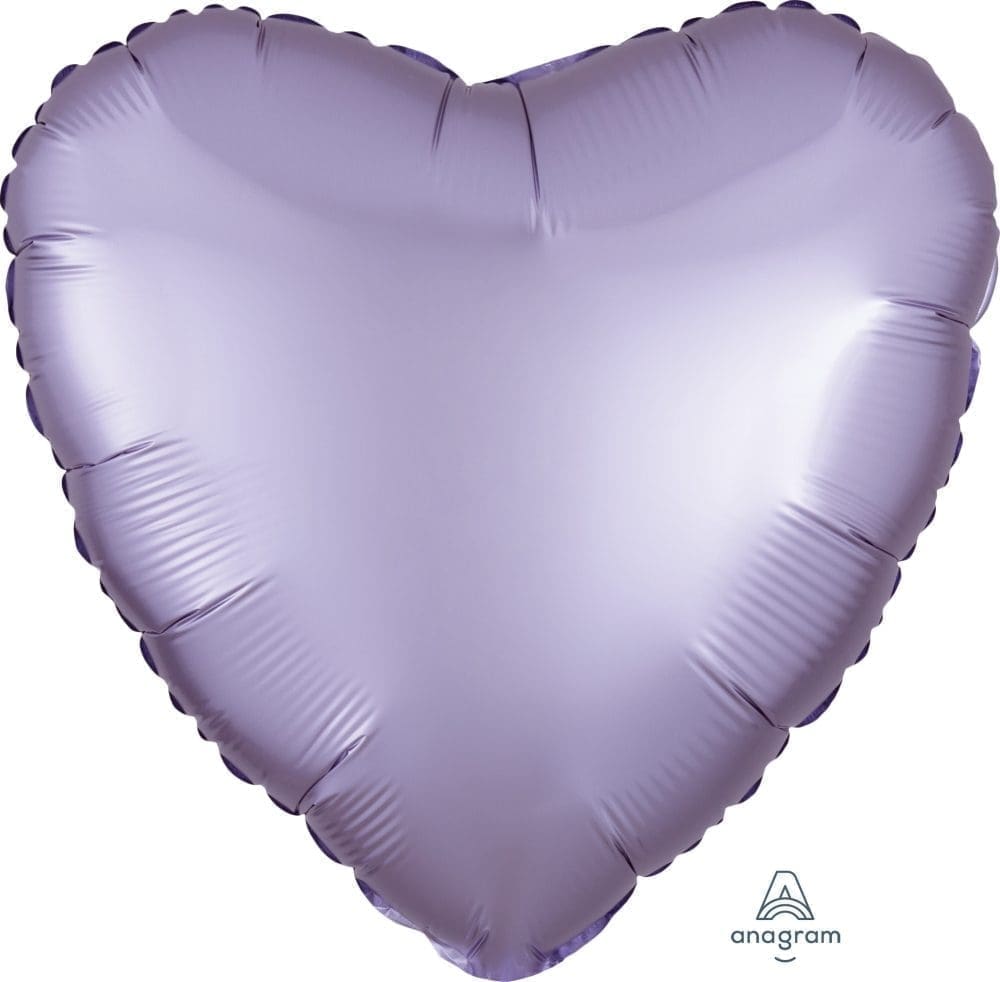 Satin Luxe Heart Foil Balloon (incl. Helium)