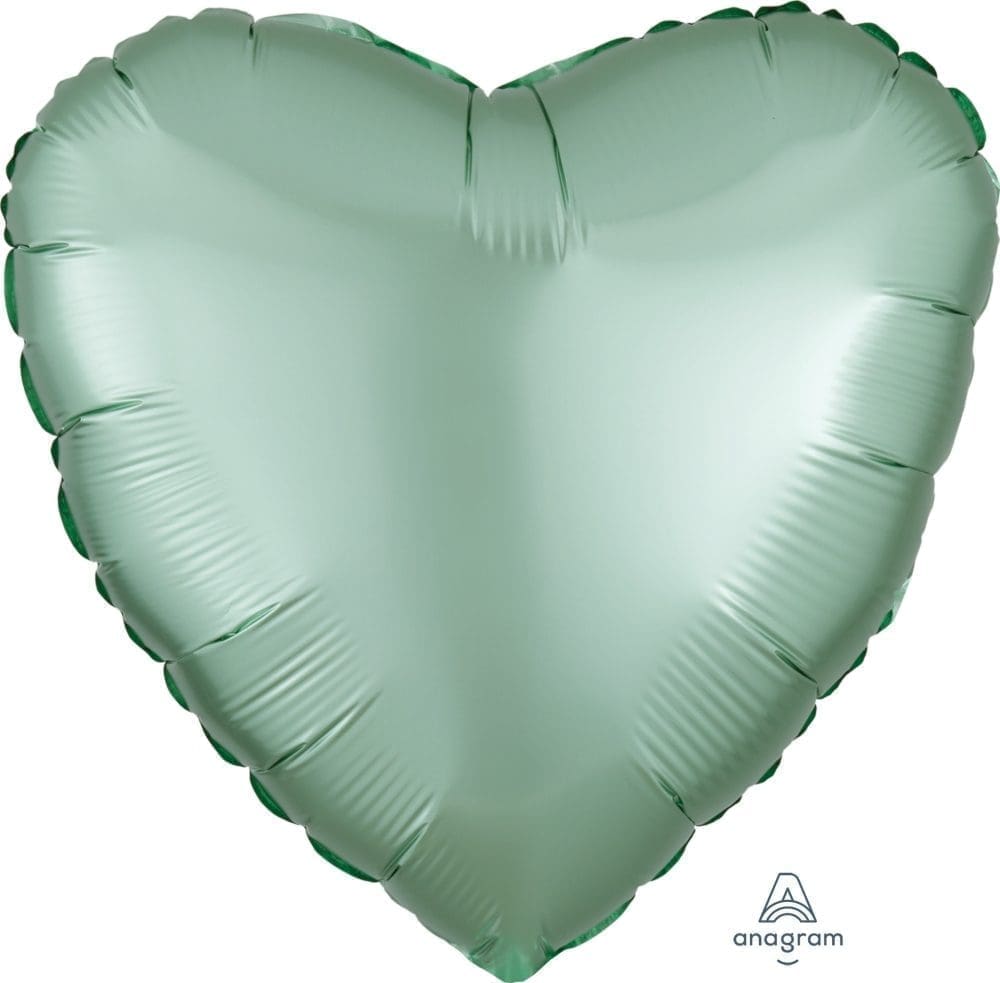 Satin Luxe Heart Foil Balloon (incl. Helium)