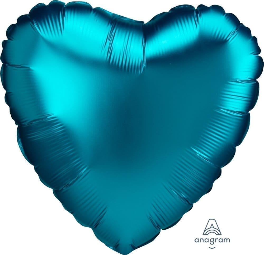 Satin Luxe Heart Foil Balloon (incl. Helium)