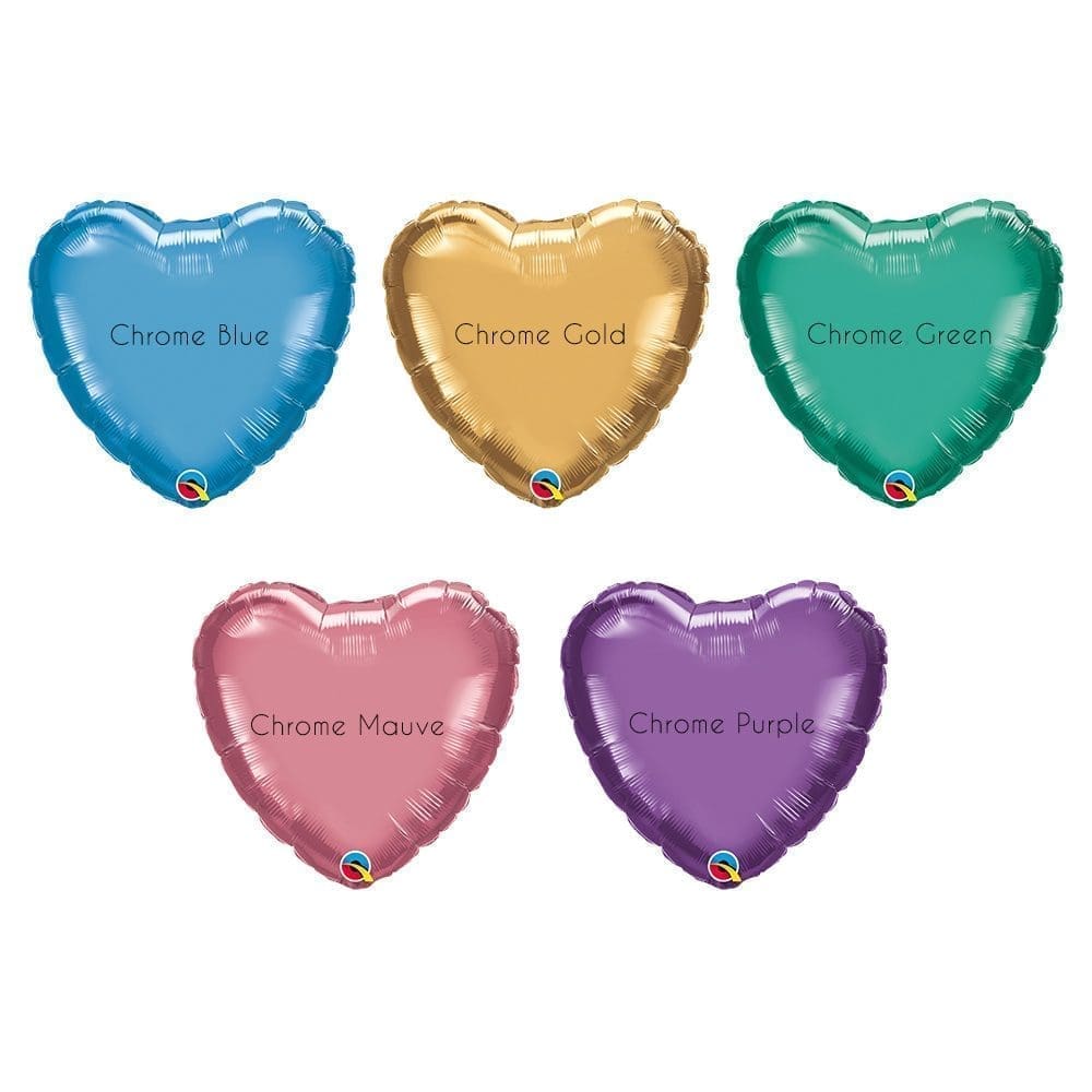 Chrome Heart Foil Balloon (incl. Helium)