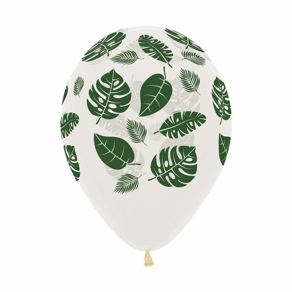12" Leaves Infinity Helium Balloon