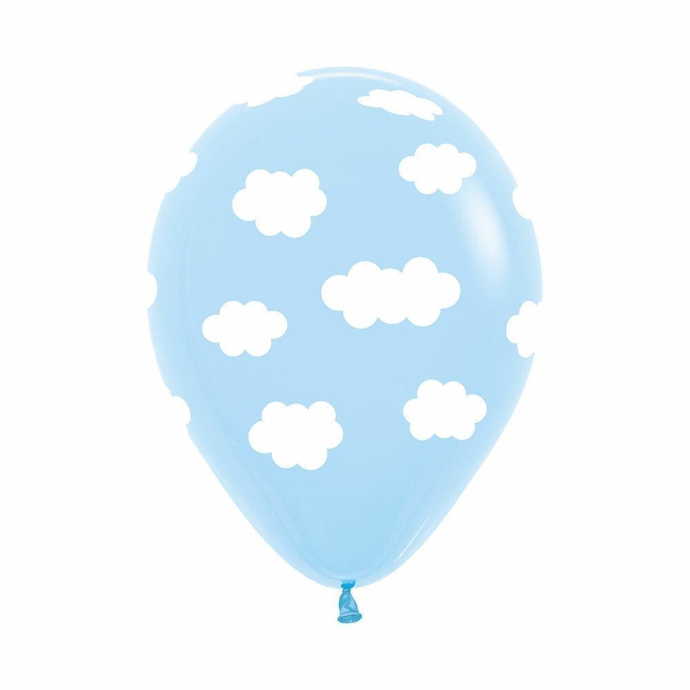 12" Clouds Infinity Helium Balloon