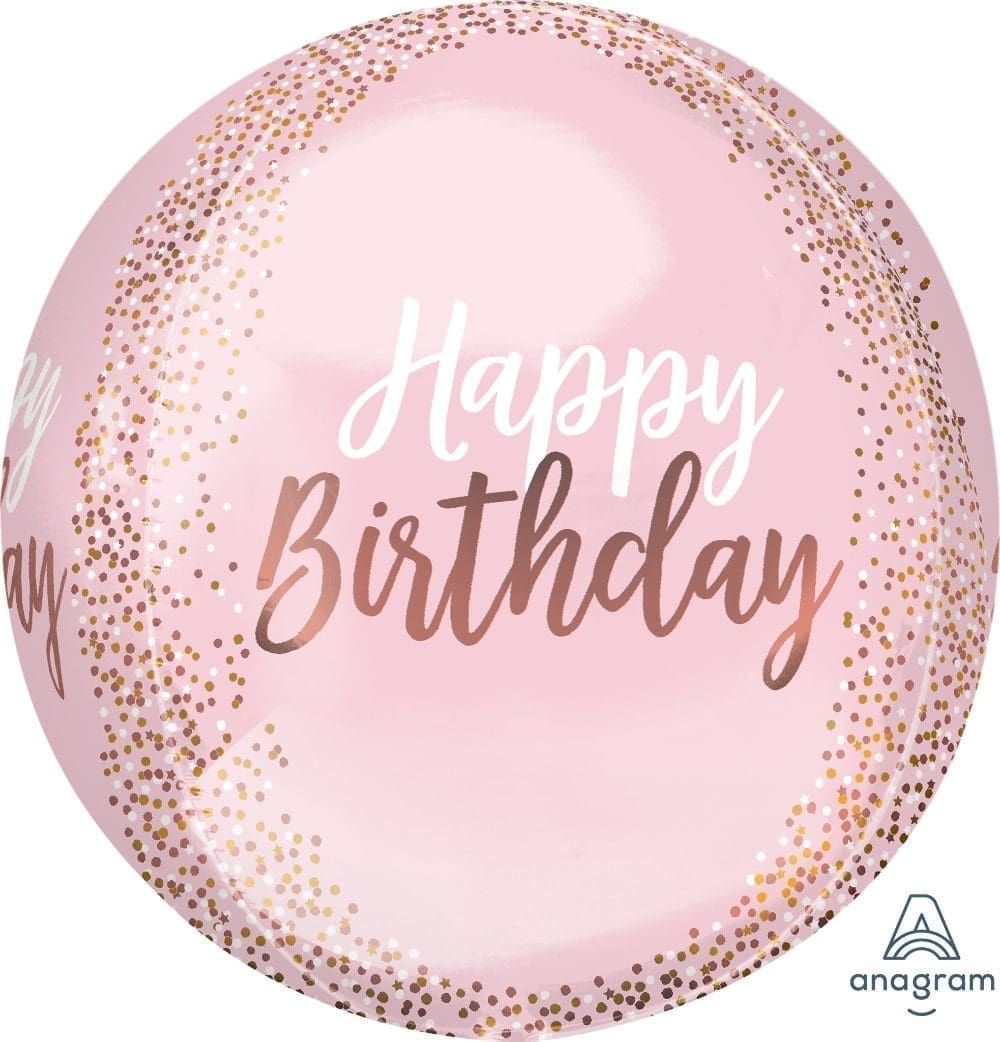 Orbz - Blush Birthday (Incl. Helium)