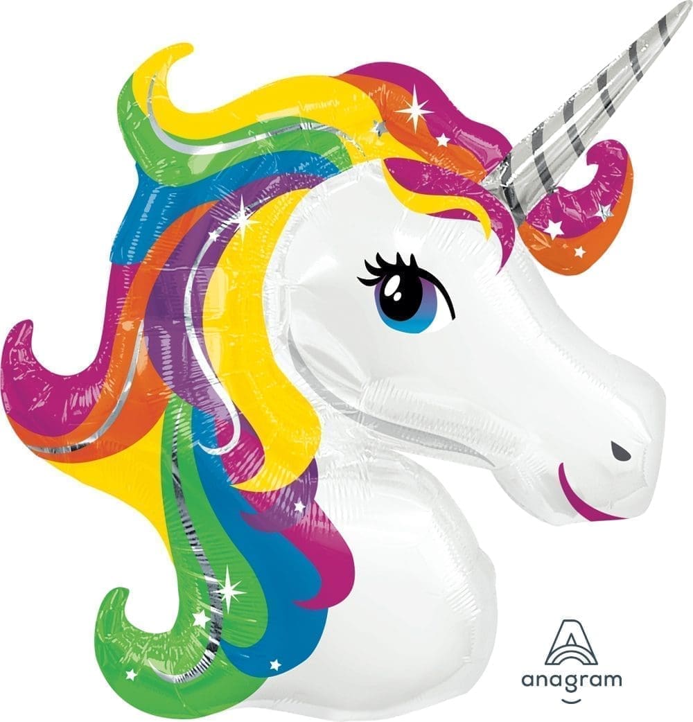 Unicorn Rainbow Foil Balloon (incl. Helium)