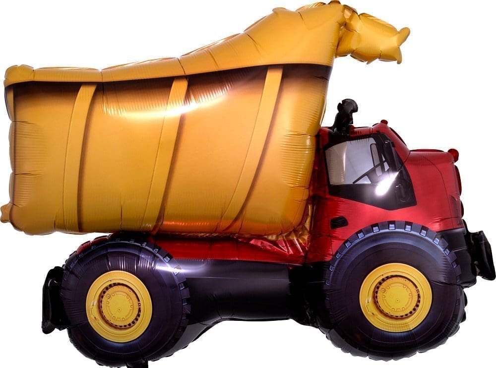 Dump Truck Foil Balloon (incl. Helium)