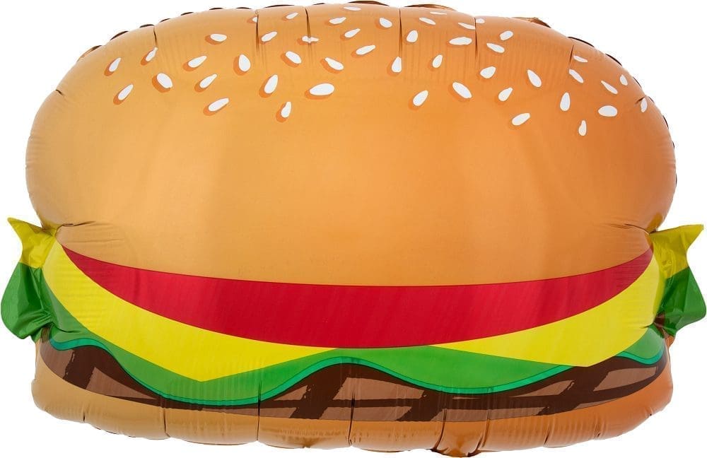 Hamburger Foil Balloon (incl. Helium)