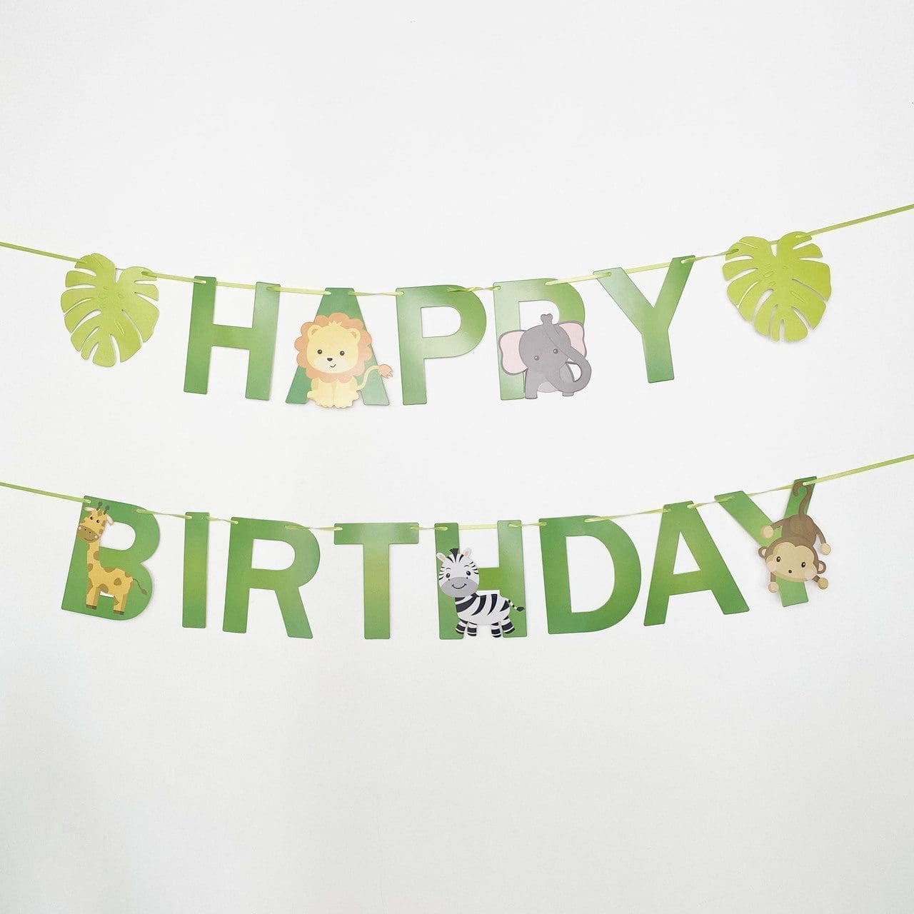 Happy Birthday Banner - Safari