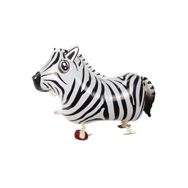 Zebra Air-walker Walking Animal (incl. Helium)