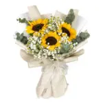 Camilla Fresh Flower Sunflower Bouquet