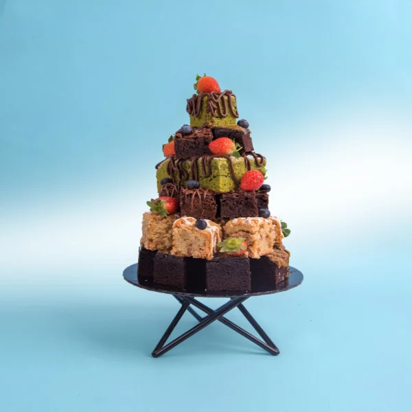 Mix-and-match-stacked-brownies