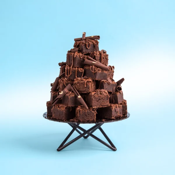 Stacked-Nutella-Brownies