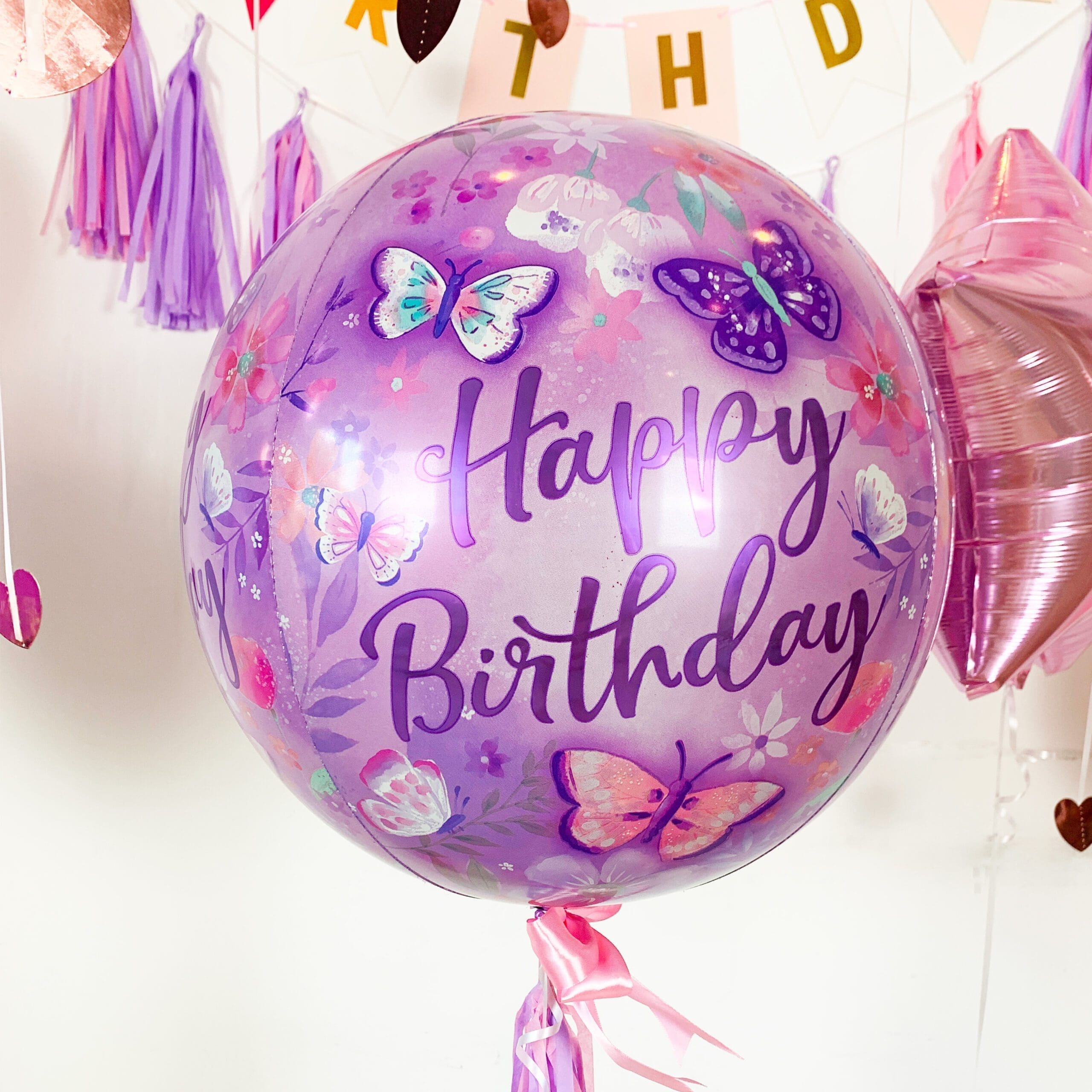 Orbz Flutters Birthday Decoration Package