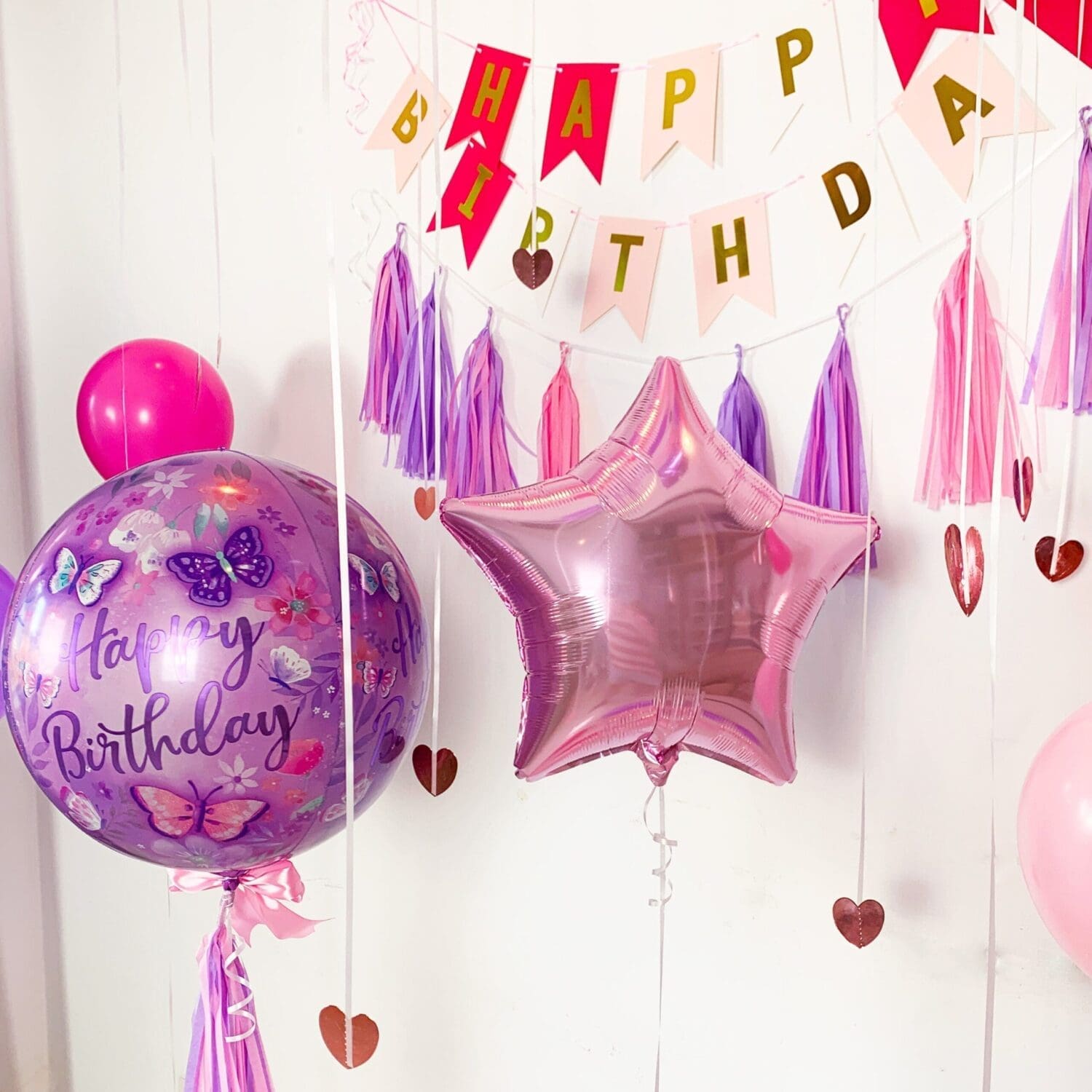 Girly Birthday Decoration Set