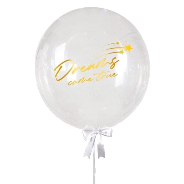 Personalised Bubble Balloon - Dreams Come True