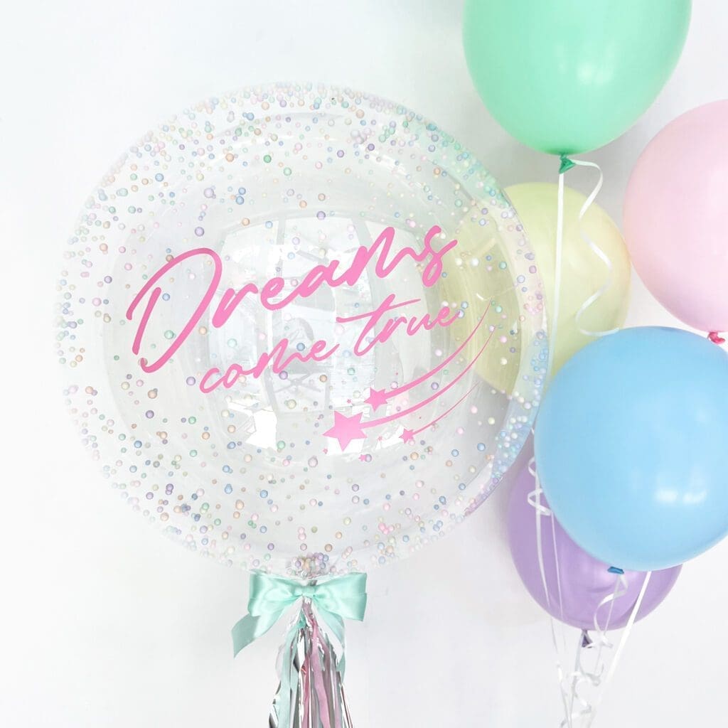 Pastel Dream Bubble Balloon Bouquet Delivery In 3 Hours