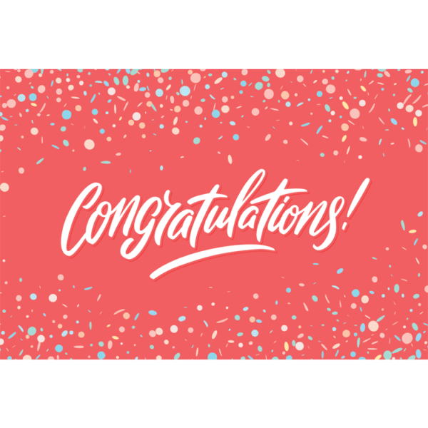 Congratulations Designer Greeting Card