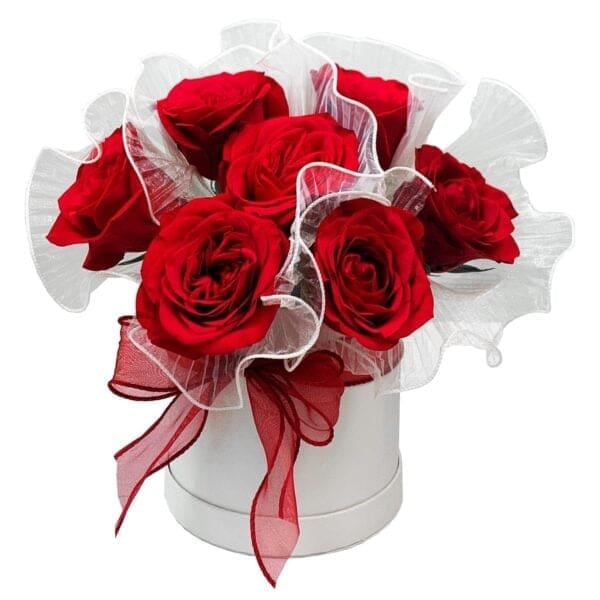 Romantic Ruffled Rose Bloom Box - Valentine's Day
