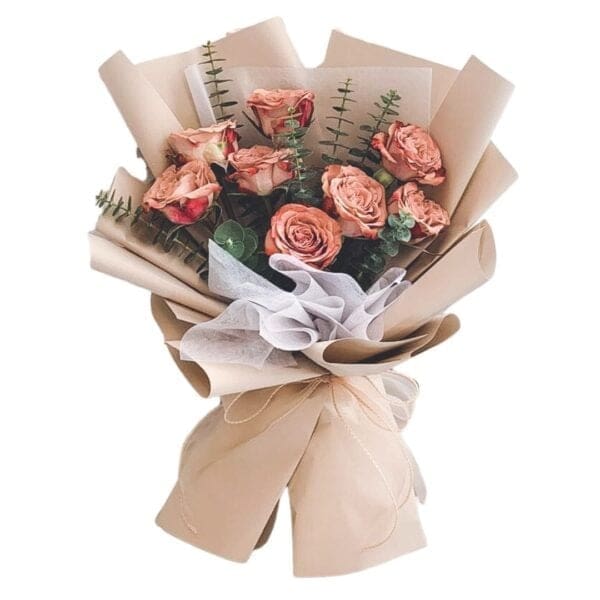 Cappuccino-Rose-Bouquet