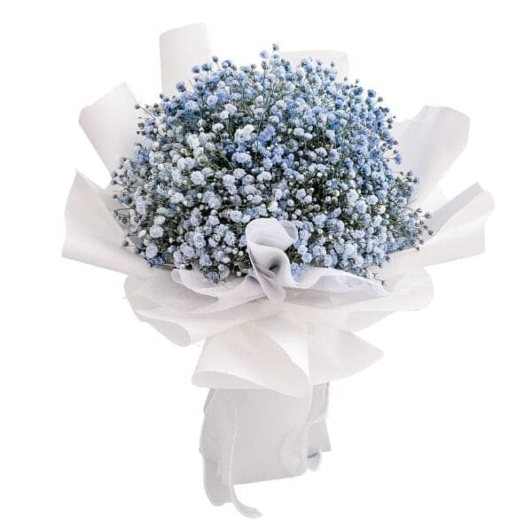 Poppy-Blue-Fresh-Flower-Bouquet