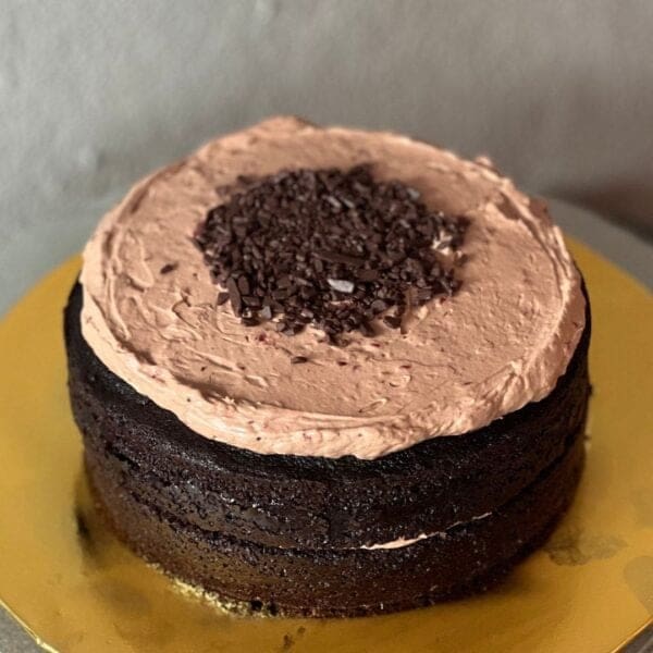 raspberry dark choc cake