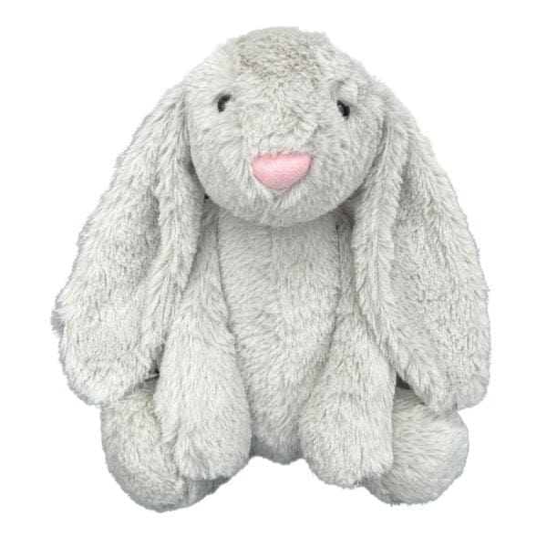 Cuddly Bunny Plushie - Grey