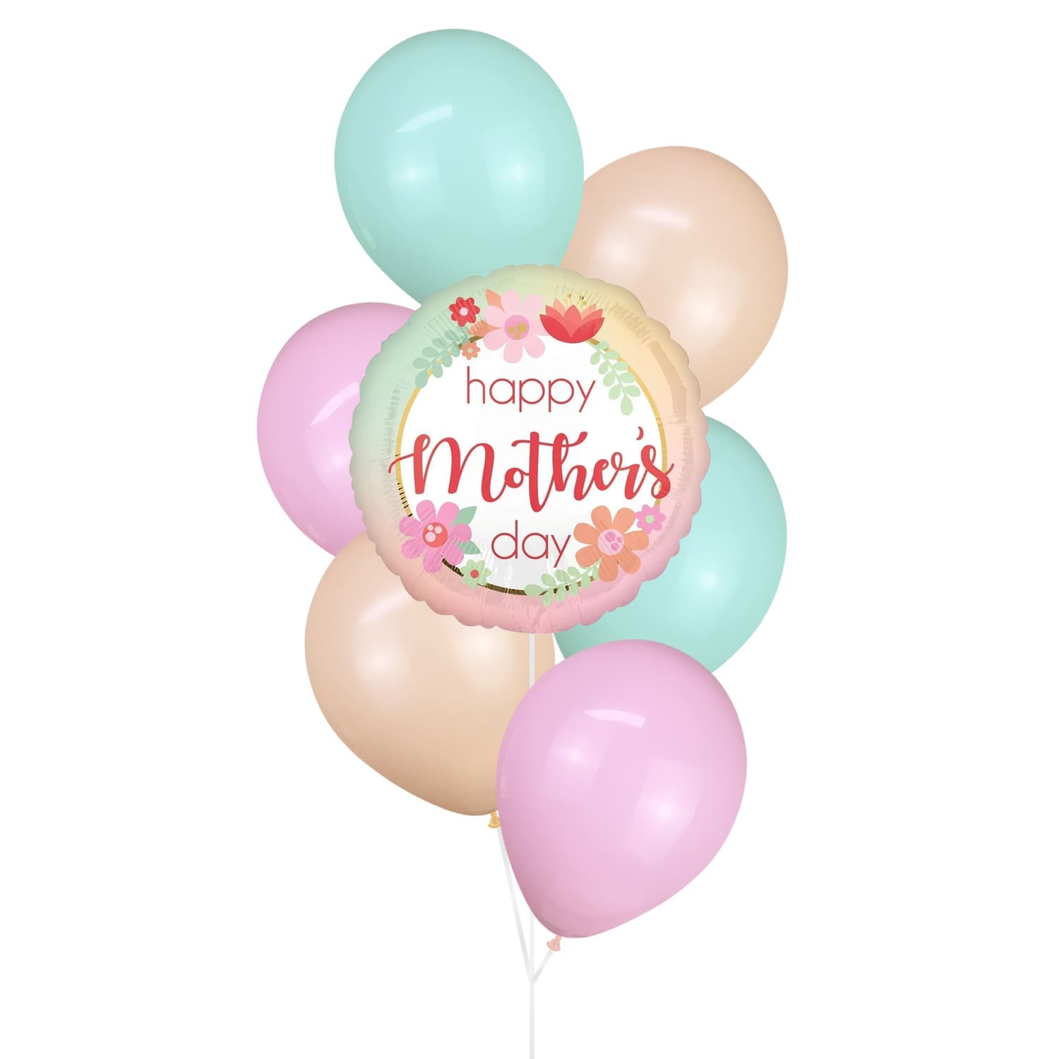 Happy Mother's Day Filtered Ombre Foil Balloon Bouquet