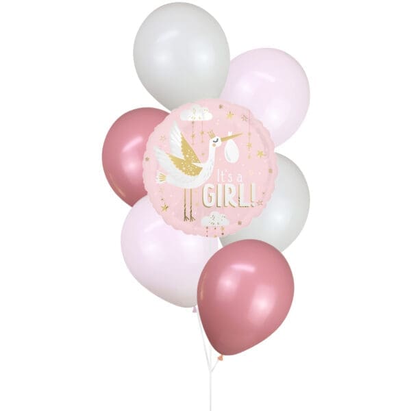 Satin Special Delivery Helium Balloon Bouquet
